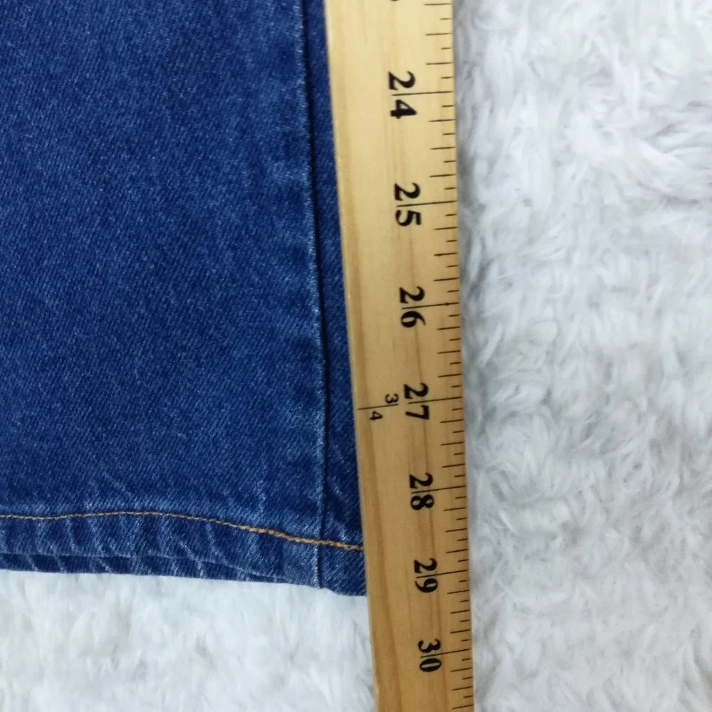 Dickies Mens Jeans 5 Pocket Work Straight Leg Blue Denim Indigo Wash 42x32‎